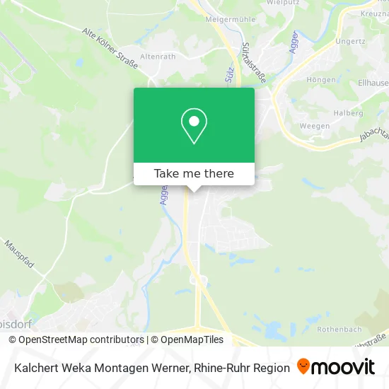 Карта Kalchert Weka Montagen Werner