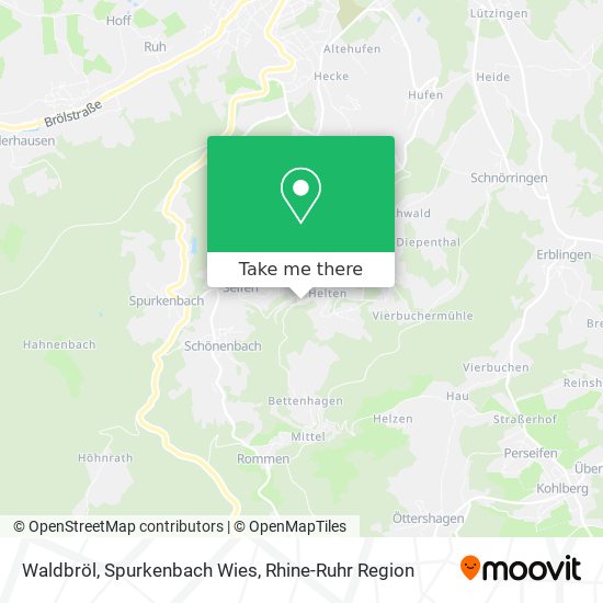 Waldbröl, Spurkenbach Wies map