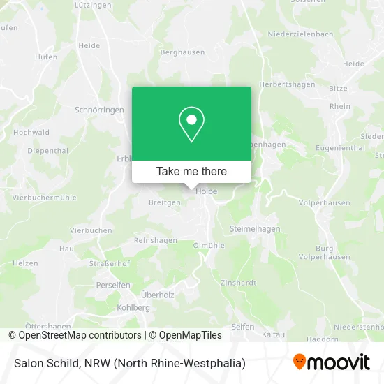 Карта Salon Schild
