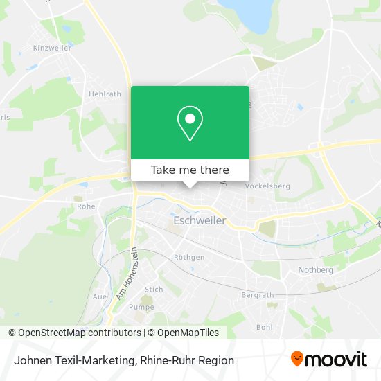 Johnen Texil-Marketing map