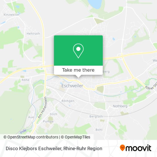 Disco Klejbors Eschweiler map