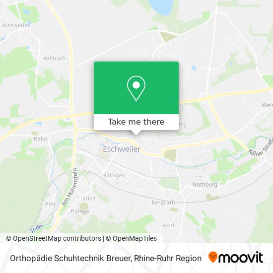 Orthopädie Schuhtechnik Breuer map