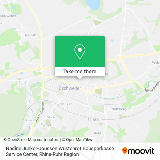 Карта Nadine Junker-Joussen Wüstenrot Bausparkasse Service Center