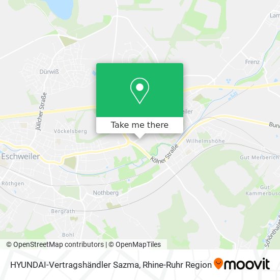 HYUNDAI-Vertragshändler Sazma map