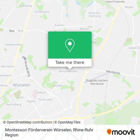 Montessori Förderverein Würselen map