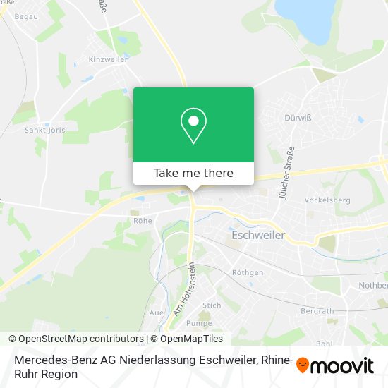 Mercedes-Benz AG Niederlassung Eschweiler map