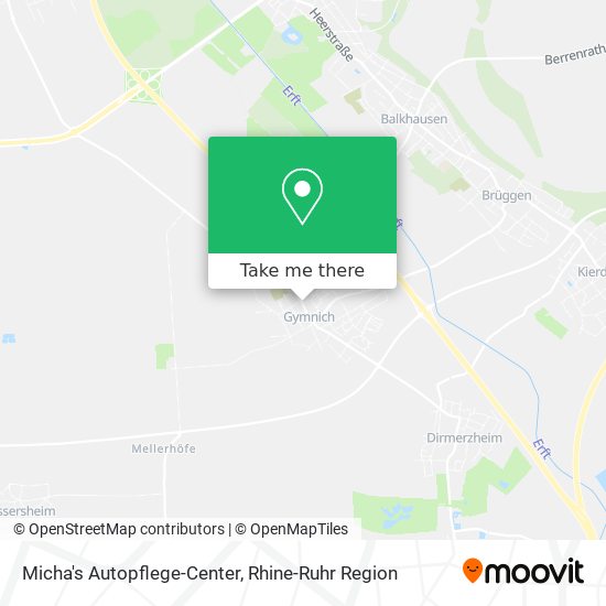 Micha's Autopflege-Center map