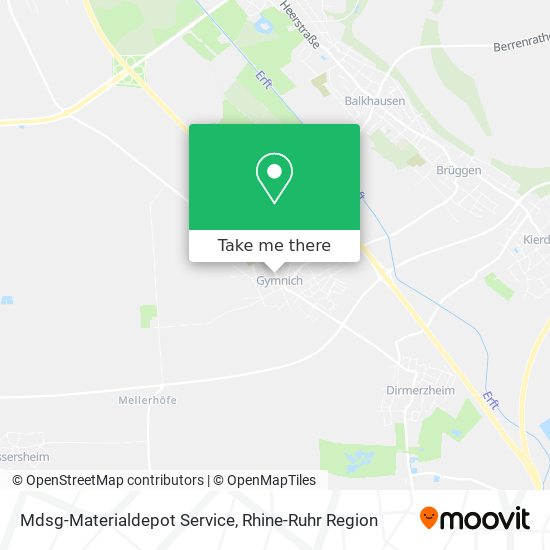 Mdsg-Materialdepot Service map