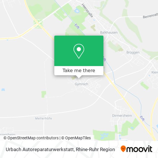 Urbach Autoreparaturwerkstatt map