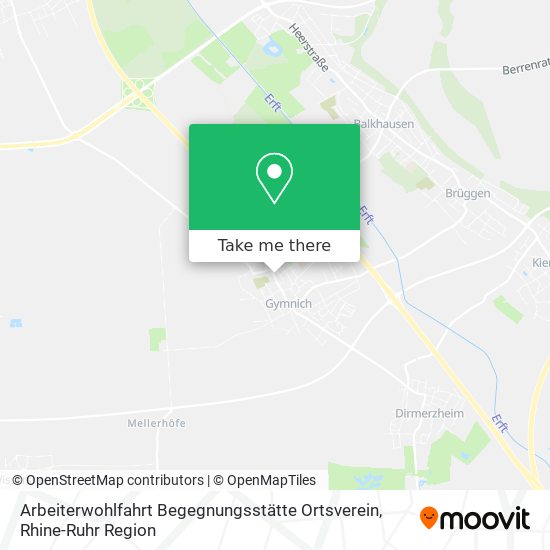 Карта Arbeiterwohlfahrt Begegnungsstätte Ortsverein