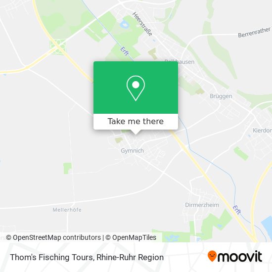 Thom's Fisching Tours map