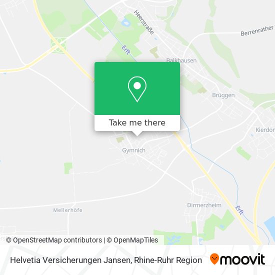 Helvetia Versicherungen Jansen map