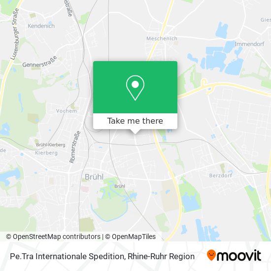 Pe.Tra Internationale Spedition map
