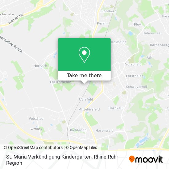St. Mariä Verkündigung Kindergarten map