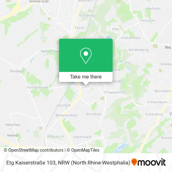 Карта Etg Kaiserstraße 103