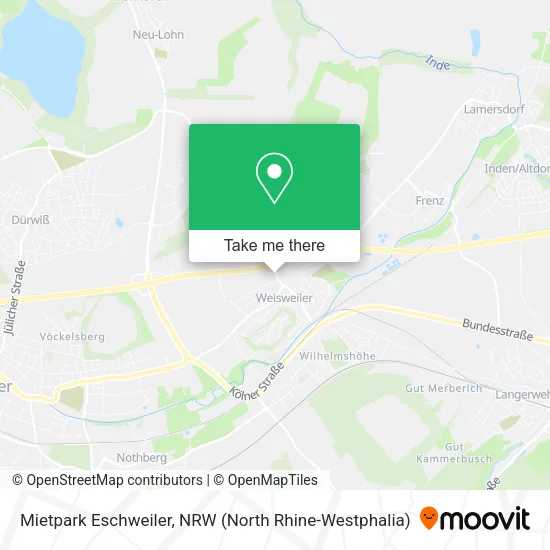 Карта Mietpark Eschweiler