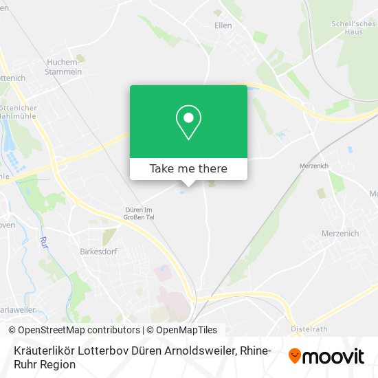 Kräuterlikör Lotterbov Düren Arnoldsweiler map