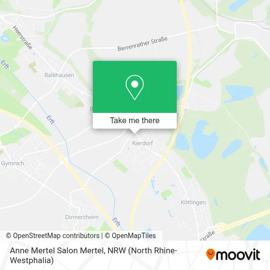 Anne Mertel Salon Mertel map