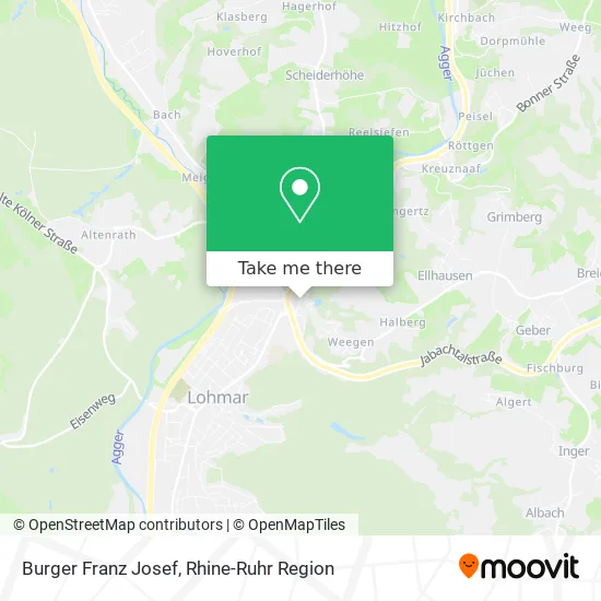 Карта Burger Franz Josef
