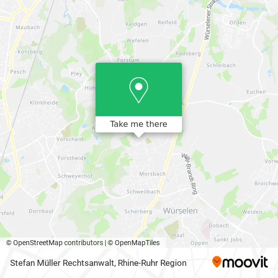 Карта Stefan Müller Rechtsanwalt