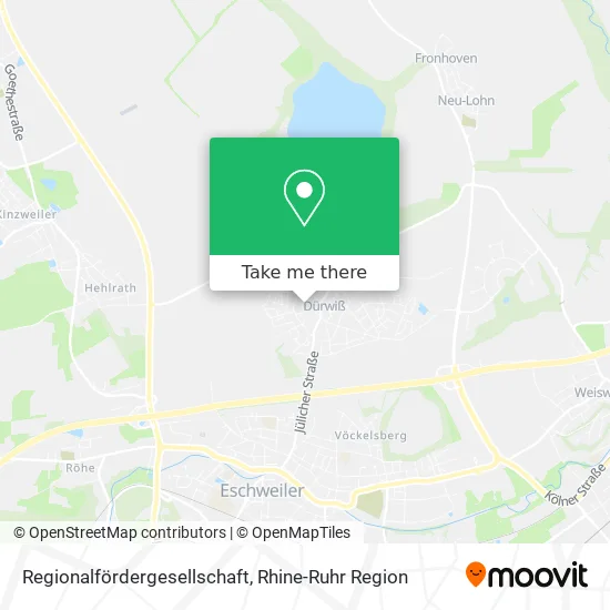 Карта Regionalfördergesellschaft