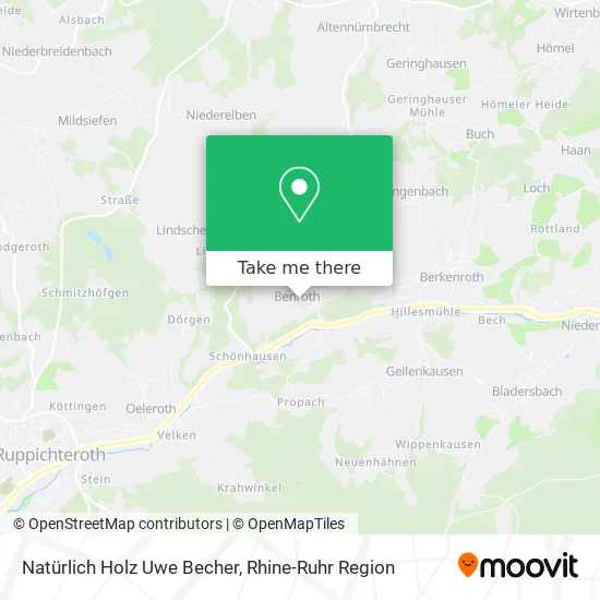 Карта Natürlich Holz Uwe Becher