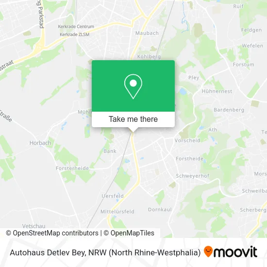 Autohaus Detlev Bey map