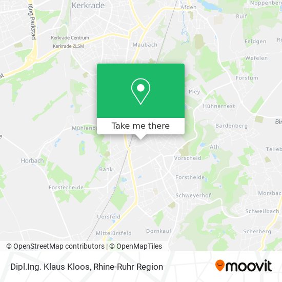 Dipl.Ing. Klaus Kloos map