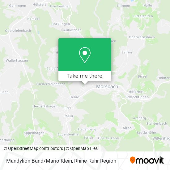 Mandylion Band/Mario Klein map