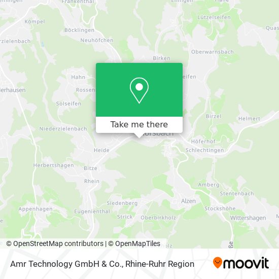 Amr Technology GmbH & Co. map