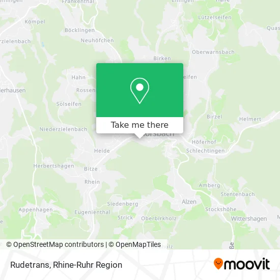 Карта Rudetrans