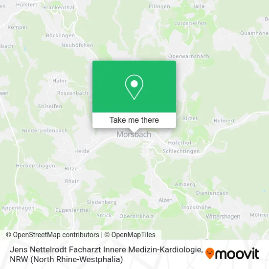 Карта Jens Nettelrodt Facharzt Innere Medizin-Kardiologie