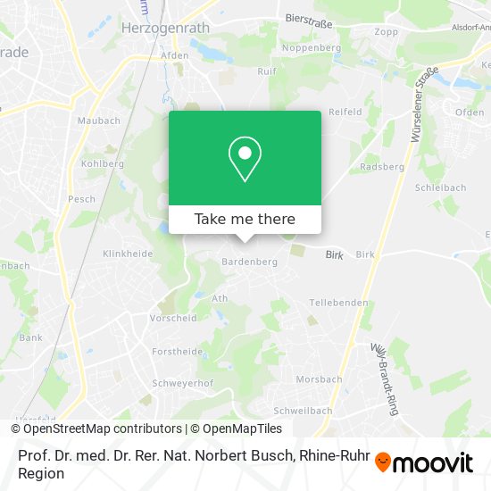 Prof. Dr. med. Dr. Rer. Nat. Norbert Busch map