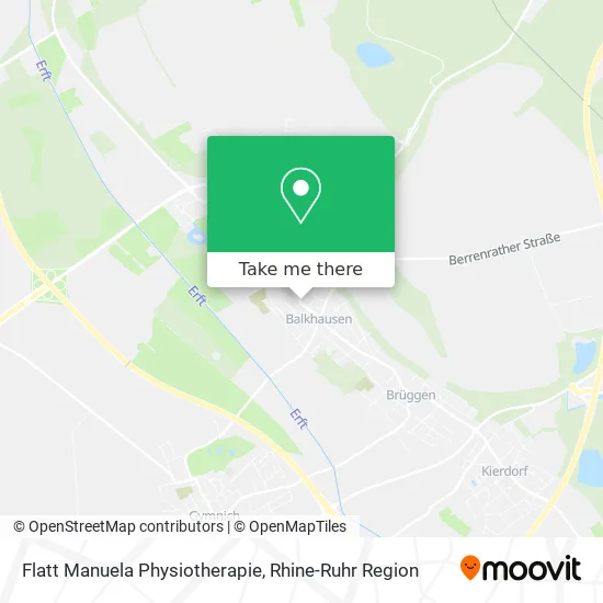 Карта Flatt Manuela Physiotherapie