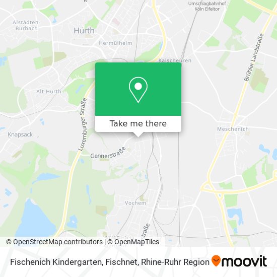 Карта Fischenich Kindergarten, Fischnet