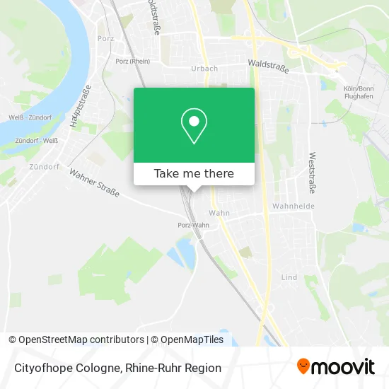 Cityofhope Cologne map
