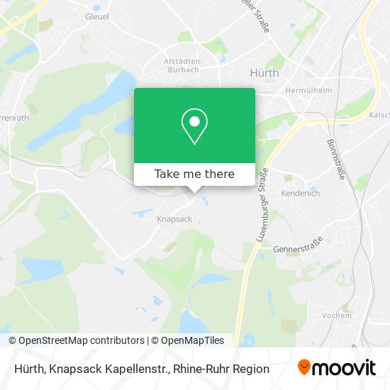 Hürth, Knapsack Kapellenstr. map