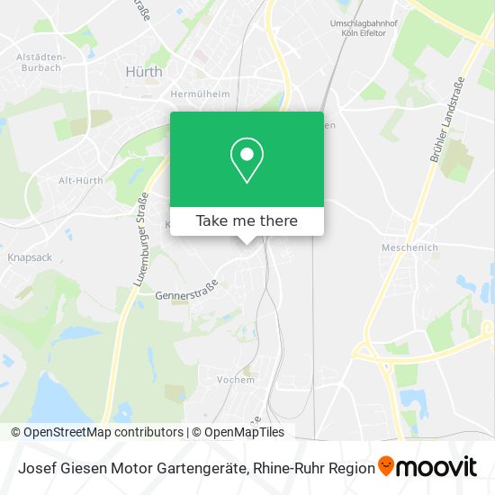 Josef Giesen Motor Gartengeräte map