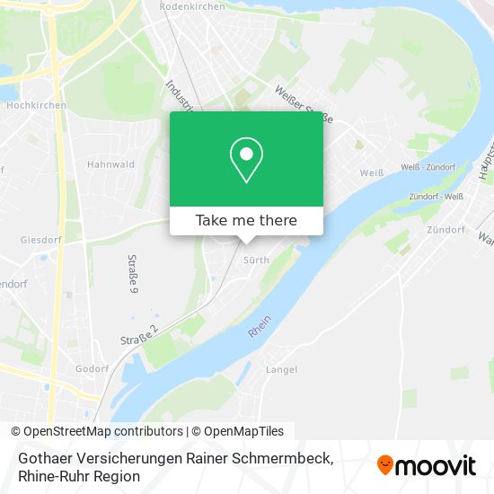 Gothaer Versicherungen Rainer Schmermbeck map