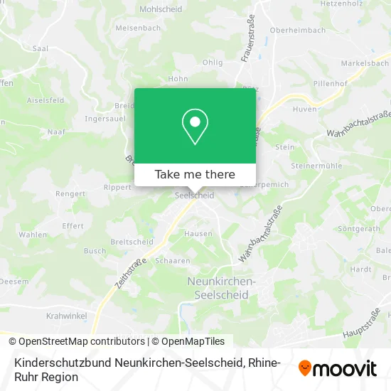 Карта Kinderschutzbund Neunkirchen-Seelscheid