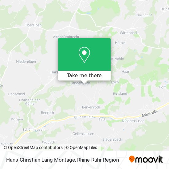 Hans-Christian Lang Montage map