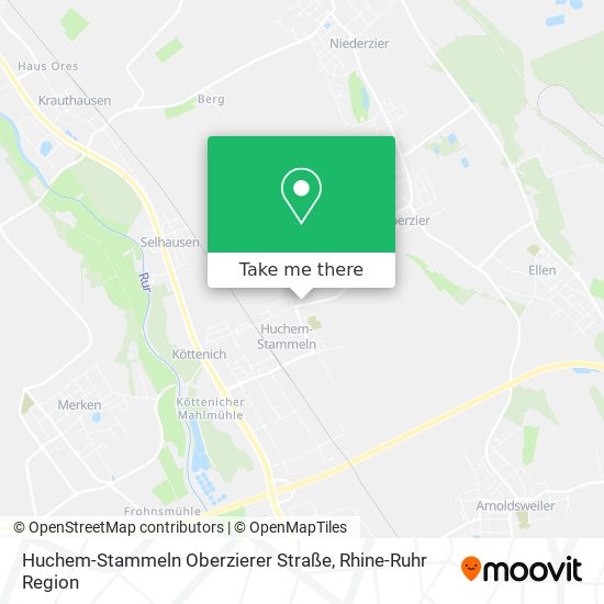 Huchem-Stammeln Oberzierer Straße map