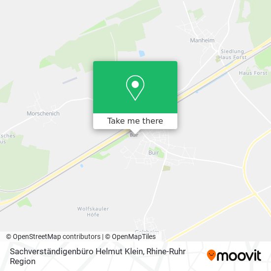 Sachverständigenbüro Helmut Klein map