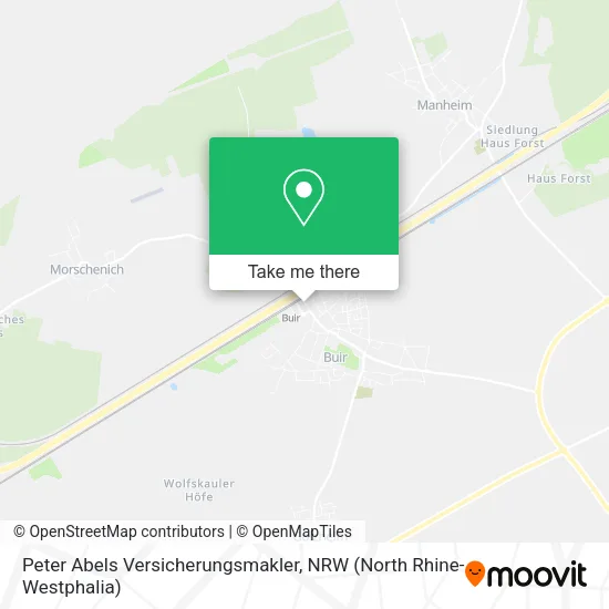 Карта Peter Abels Versicherungsmakler
