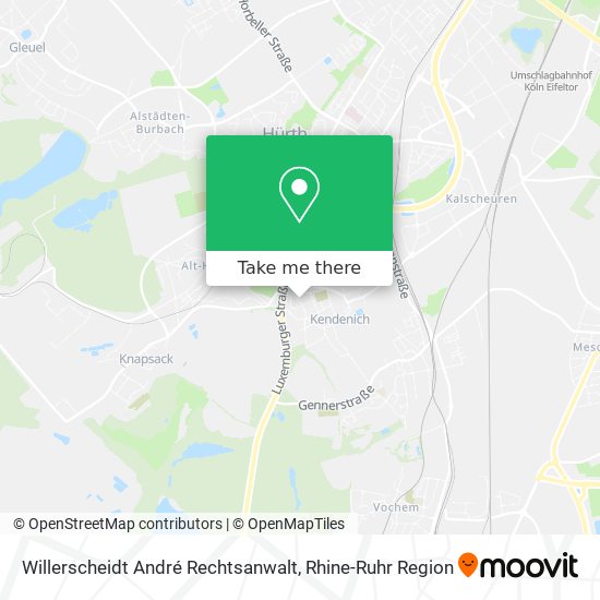 Willerscheidt André Rechtsanwalt map