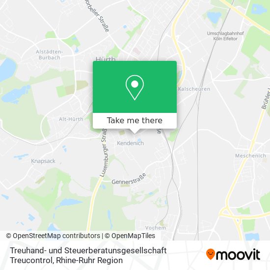 Карта Treuhand- und Steuerberatunsgesellschaft Treucontrol
