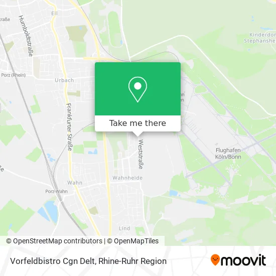 Карта Vorfeldbistro Cgn Delt