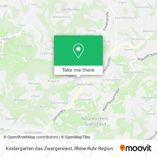 Карта Kindergarten das Zwergennest