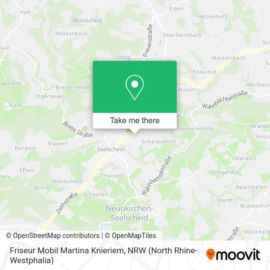 Карта Friseur Mobil Martina Knieriem
