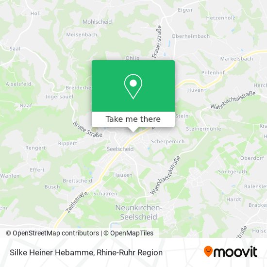 Silke Heiner Hebamme map